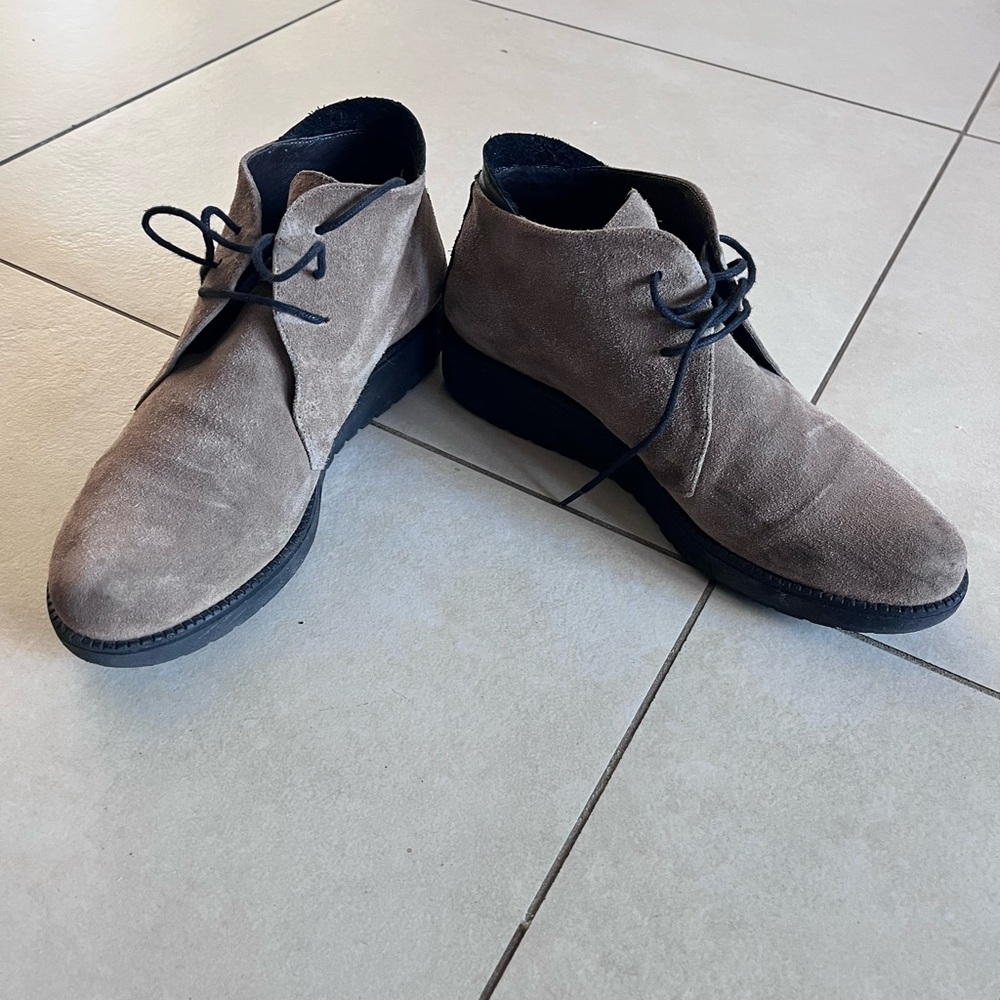 Cute suede ankle booties